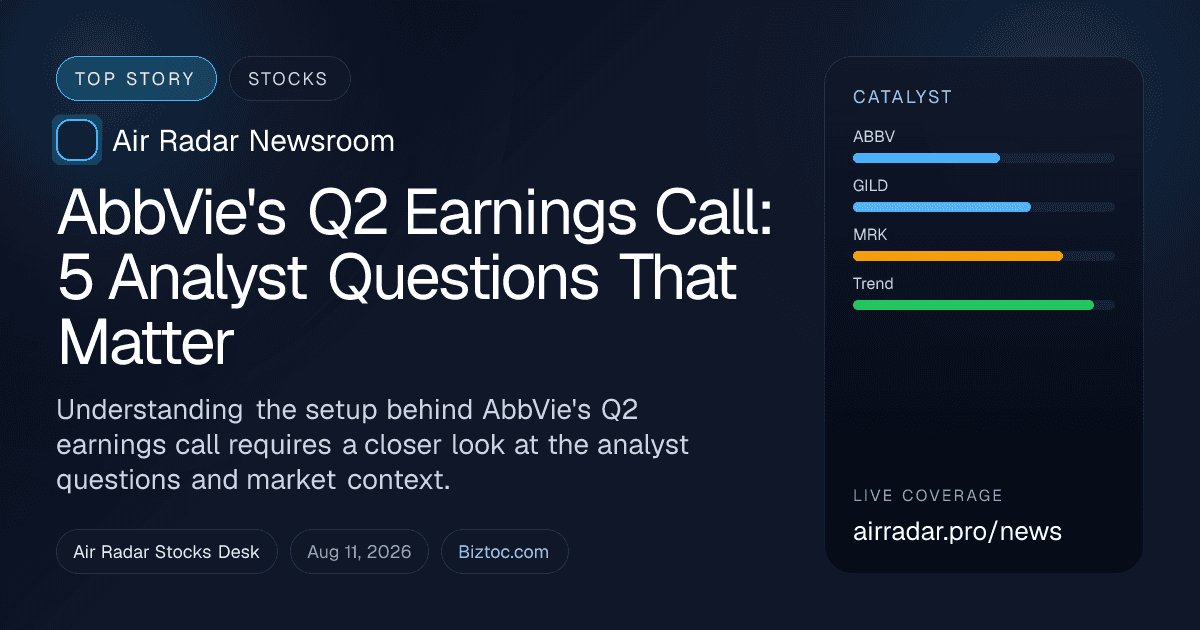AbbVie's Q2 Earnings Call: 5 Analyst Questions That Matter