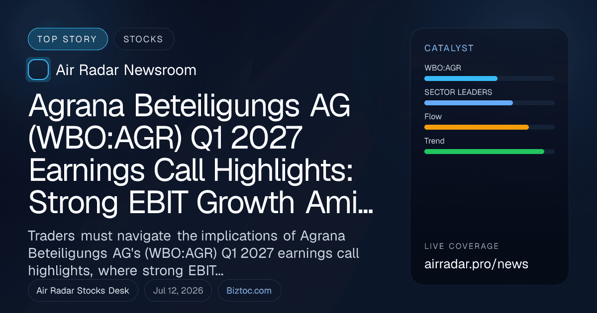 Agrana Beteiligungs AG (WBO:AGR) Q1 2027 Earnings Call Highlights: Strong EBIT Growth Amid Momentum