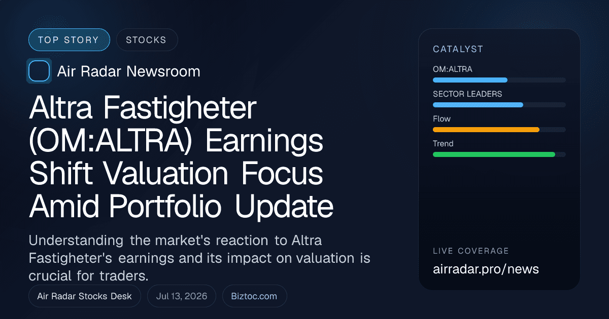 Altra Fastigheter (OM:ALTRA) Earnings Shift Valuation Focus Amid Portfolio Update
