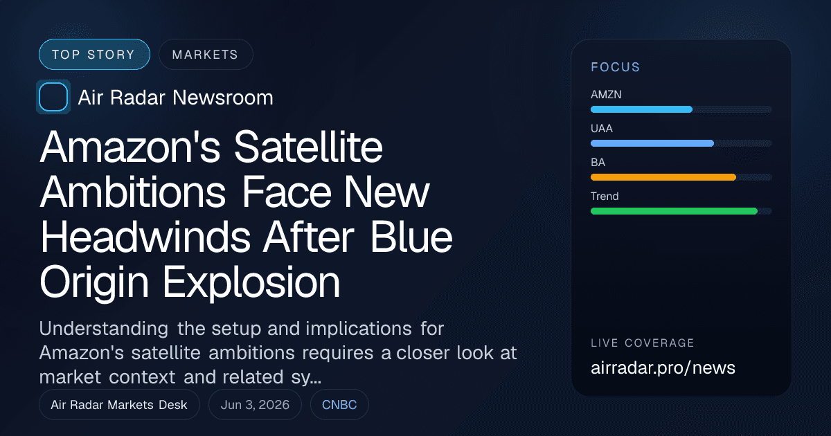 Amazon's Satellite Ambitions Face New Headwinds After Blue Origin Explosion