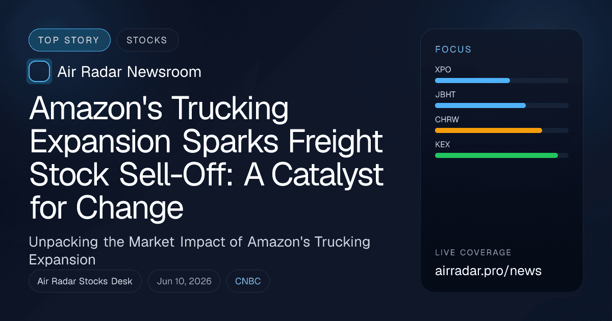 Amazon's Trucking Expansion Sparks Freight Stock Sell-Off: A Catalyst for Change