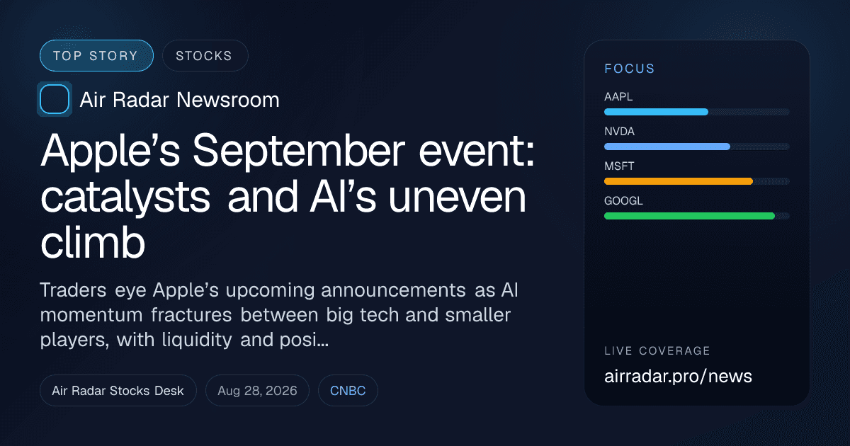 Apple’s September event: catalysts and AI’s uneven climb