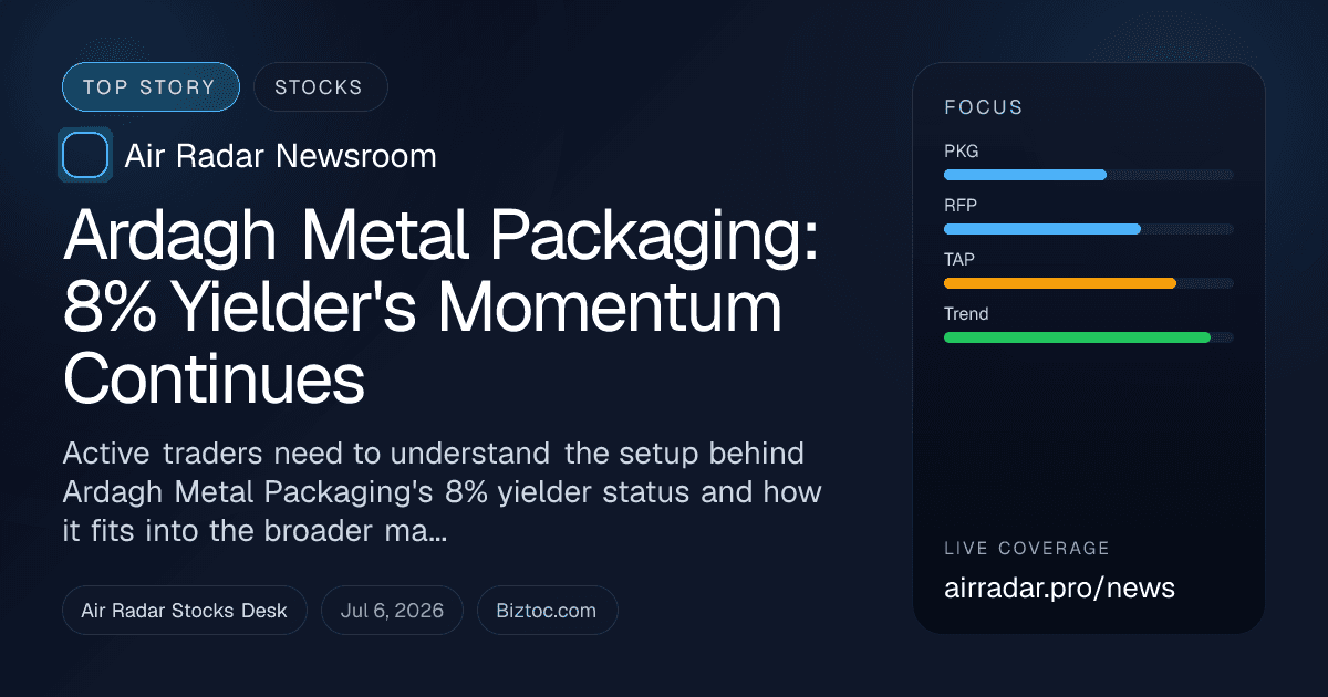 Ardagh Metal Packaging: 8% Yielder's Momentum Continues