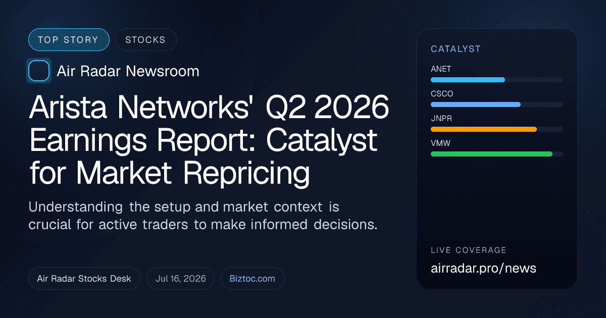 Arista Networks' Q2 2026 Earnings Report: Catalyst for Market Repricing