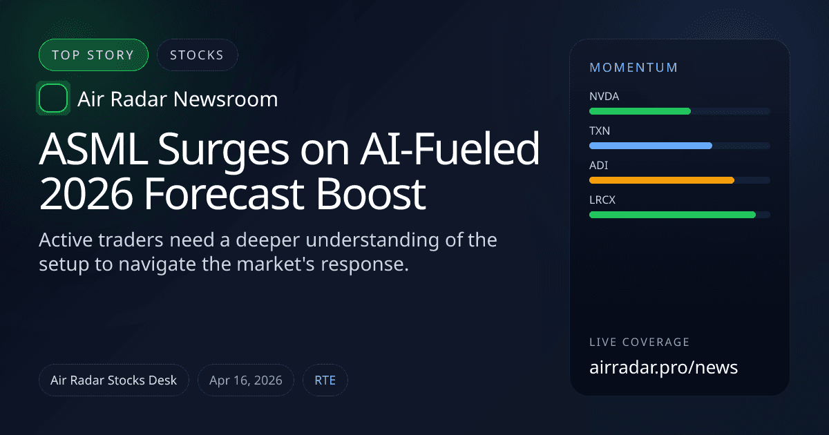 ASML Surges on AI-Fueled 2026 Forecast Boost