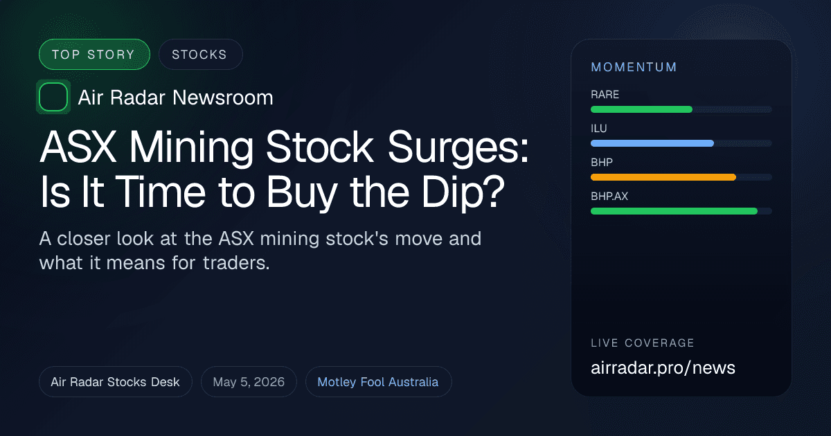 ASX Mining Stock Surges: Is It Time to Buy the Dip?