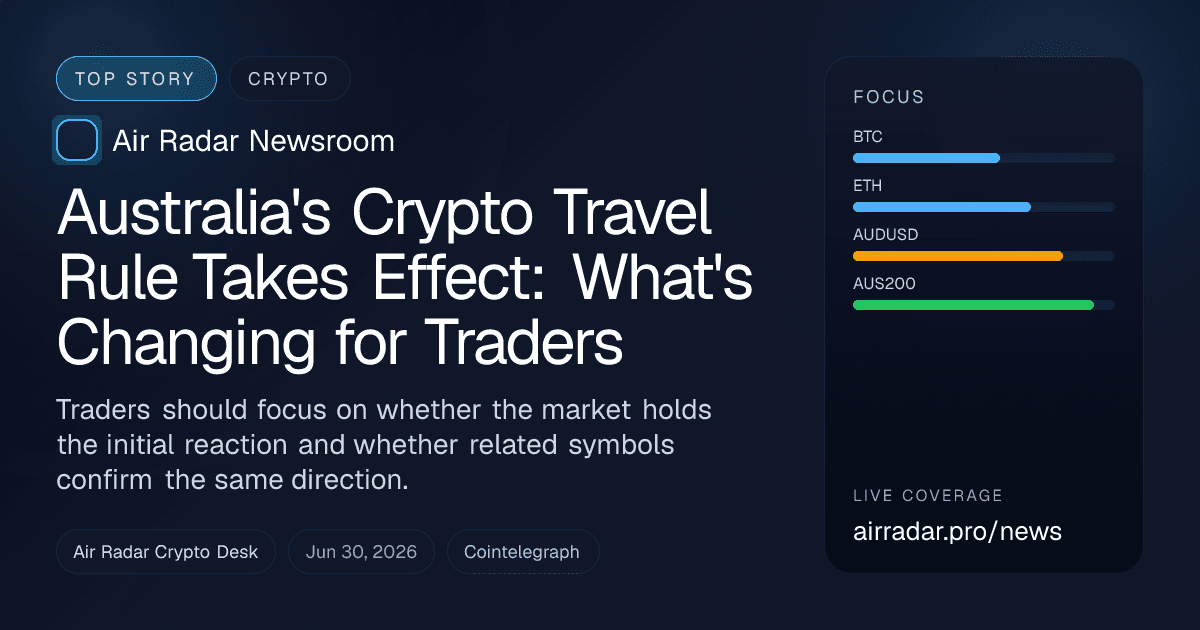 Australia's Crypto Travel Rule Takes Effect: What's Changing for Traders