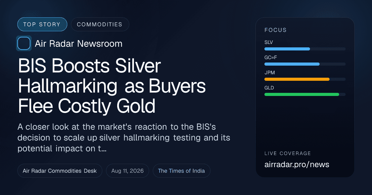BIS Boosts Silver Hallmarking as Buyers Flee Costly Gold