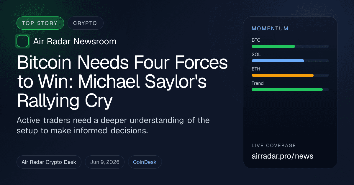 Bitcoin Needs Four Forces to Win: Michael Saylor's Rallying Cry