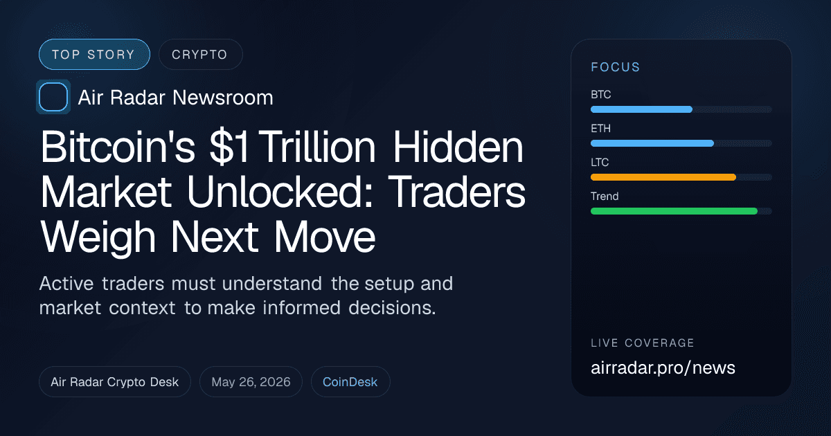 Bitcoin's $1 Trillion Hidden Market Unlocked: Traders Weigh Next Move