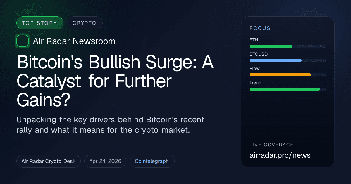 Bitcoin's Bullish Surge: A Catalyst for Further Gains?
