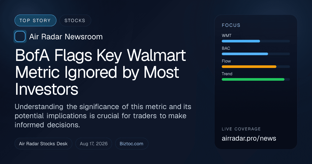 BofA Flags Key Walmart Metric Ignored by Most Investors