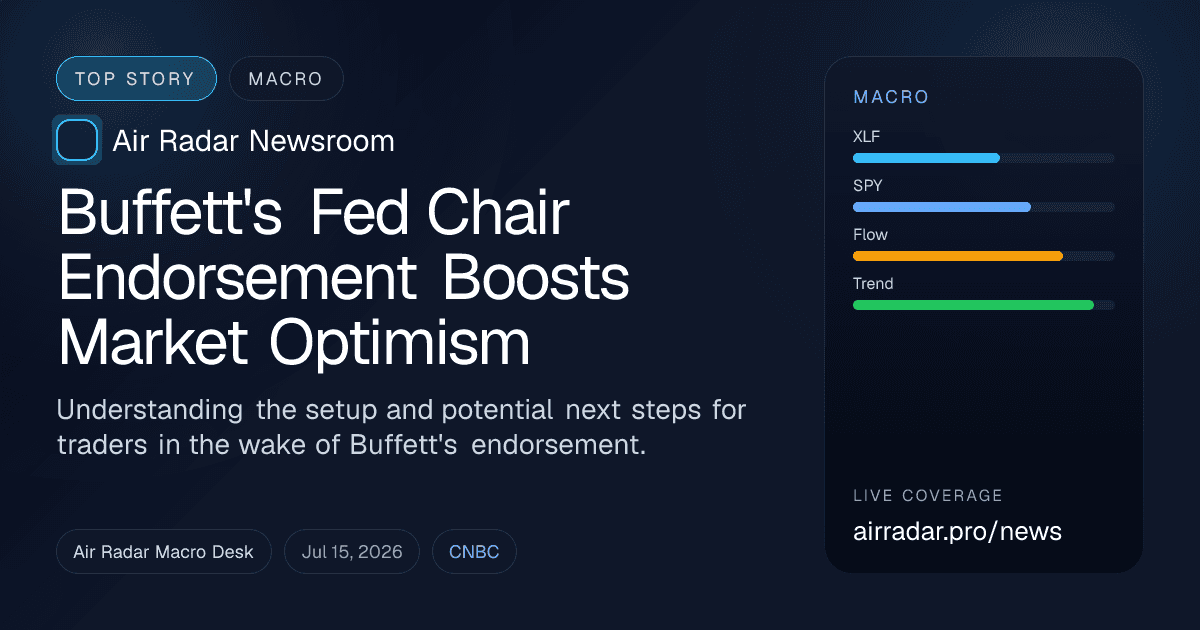 Buffett's Fed Chair Endorsement Boosts Market Optimism