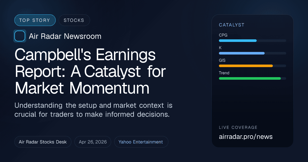 Campbell's Earnings Report: A Catalyst for Market Momentum