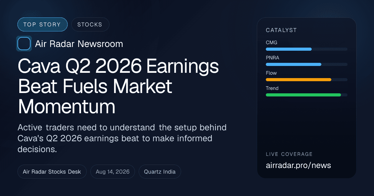 Cava Q2 2026 Earnings Beat Fuels Market Momentum