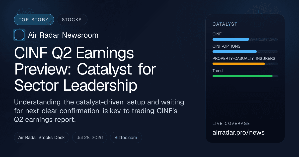 CINF Q2 Earnings Preview: Catalyst for Sector Leadership
