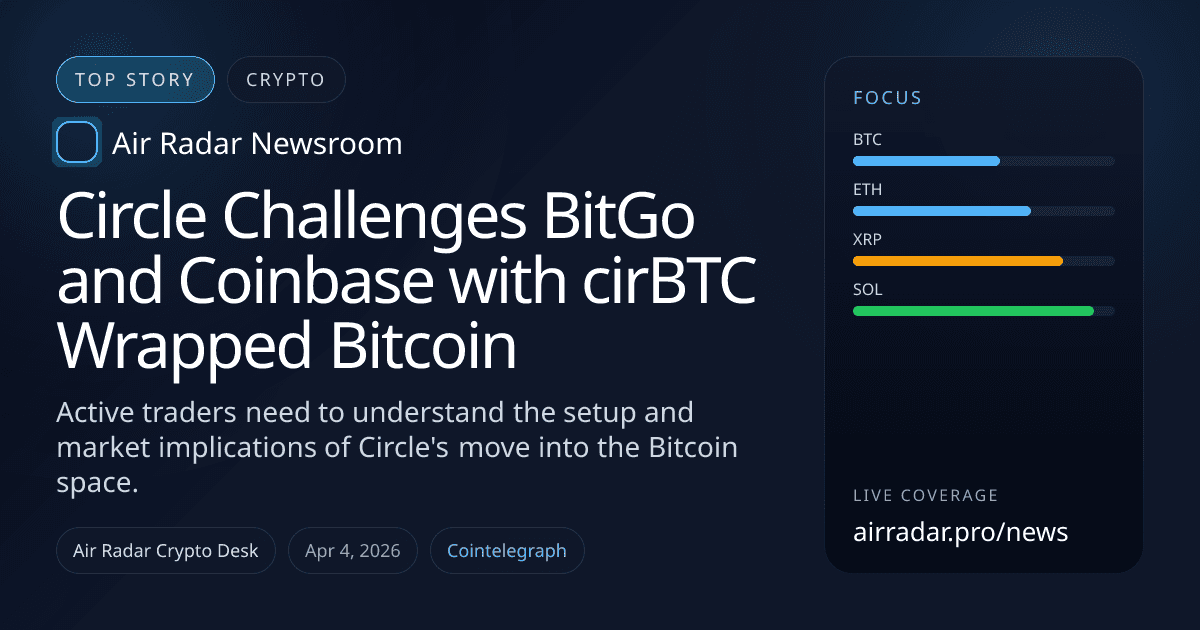 Circle Challenges BitGo and Coinbase with cirBTC Wrapped Bitcoin