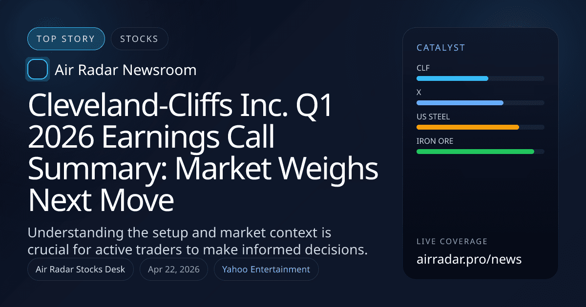 Cleveland-Cliffs Inc. Q1 2026 Earnings Call Summary: Market Weighs Next Move