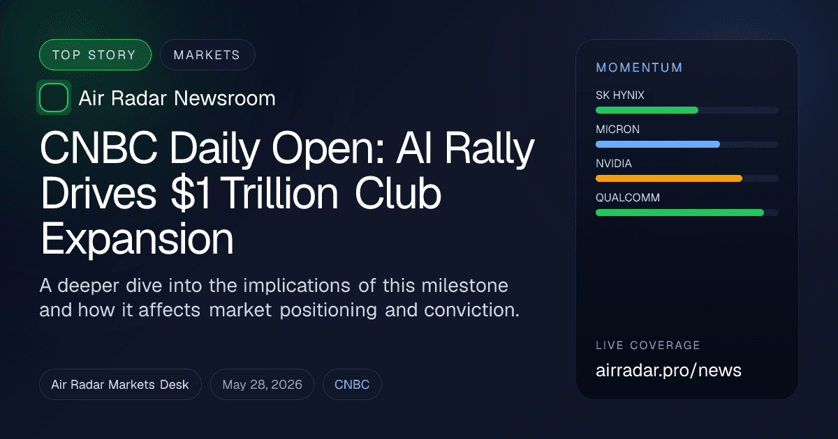CNBC Daily Open: AI Rally Drives $1 Trillion Club Expansion