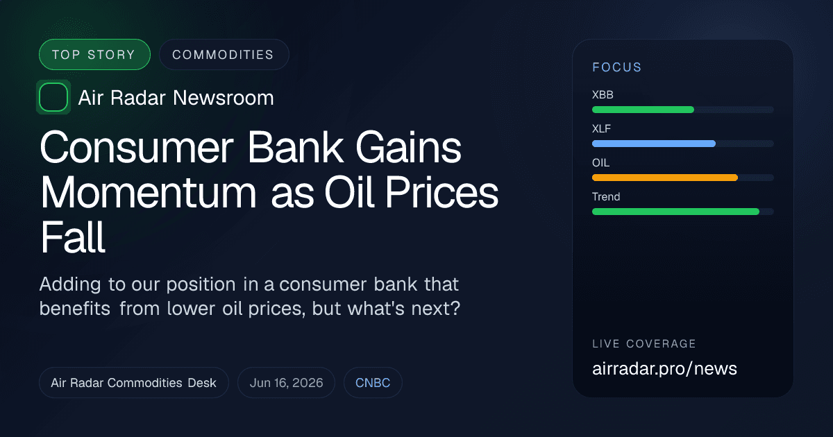 Consumer Bank Gains Momentum as Oil Prices Fall