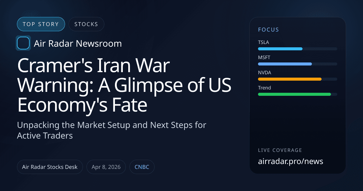 Cramer's Iran War Warning: A Glimpse of US Economy's Fate