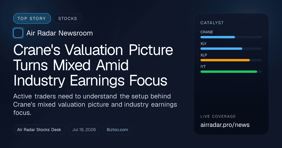 Crane's Valuation Picture Turns Mixed Amid Industry Earnings Focus