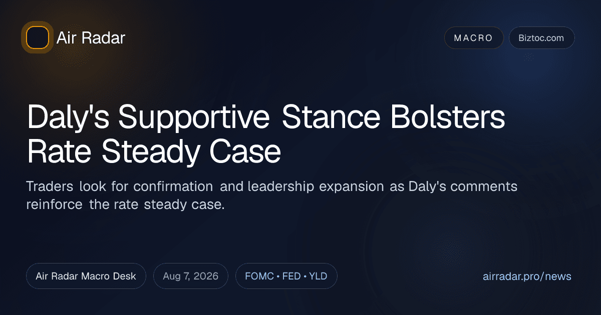 Daly's Supportive Stance Bolsters Rate Steady Case
