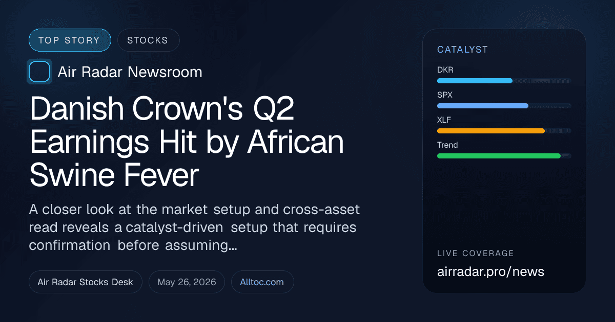 Danish Crown's Q2 Earnings Hit by African Swine Fever