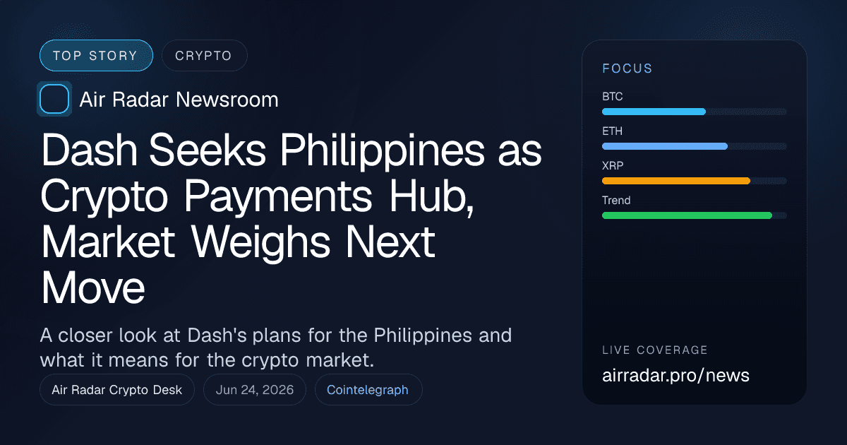 Dash Seeks Philippines as Crypto Payments Hub, Market Weighs Next Move