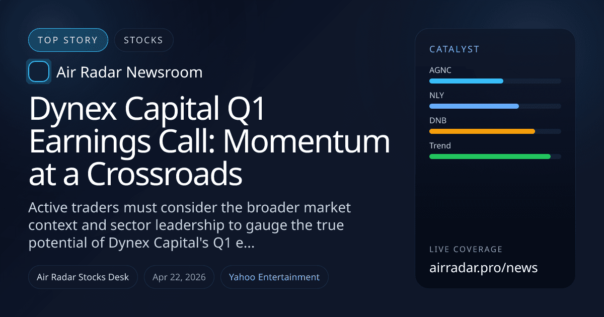Dynex Capital Q1 Earnings Call: Momentum at a Crossroads