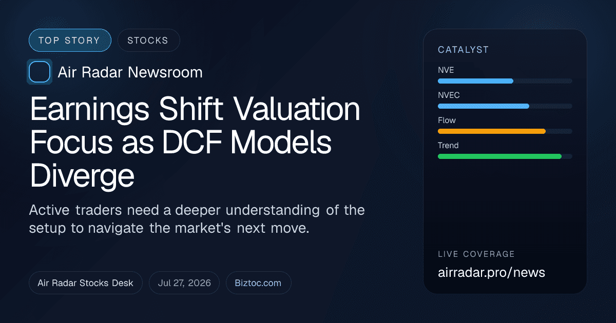 Earnings Shift Valuation Focus as DCF Models Diverge