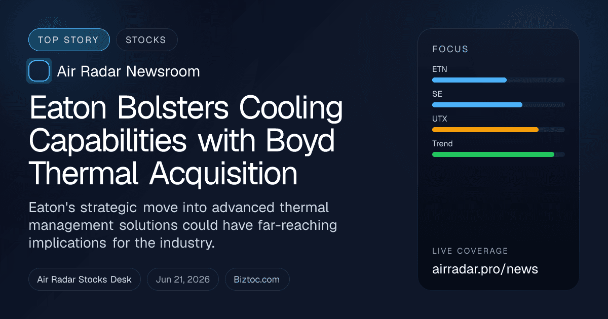 Eaton Bolsters Cooling Capabilities with Boyd Thermal Acquisition