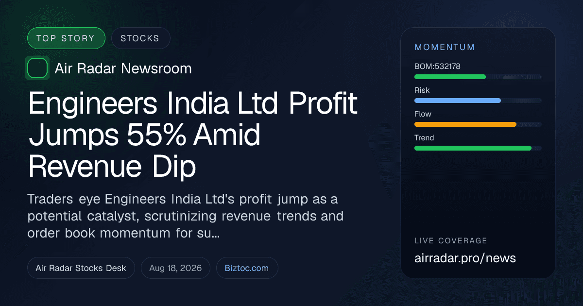 Engineers India Ltd Profit Jumps 55% Amid Revenue Dip