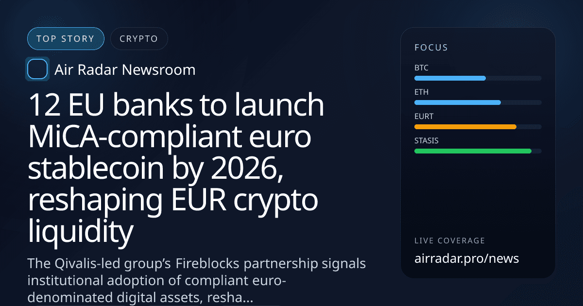 European Banks' Euro Stablecoin Push Gains Momentum with Fireblocks