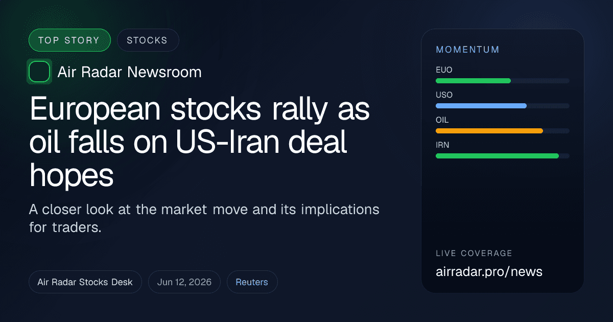 European stocks rally as oil falls on US-Iran deal hopes