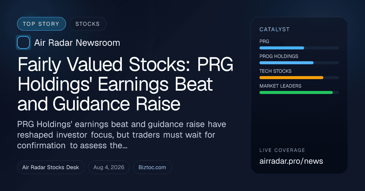 Fairly Valued Stocks: PRG Holdings' Earnings Beat and Guidance Raise