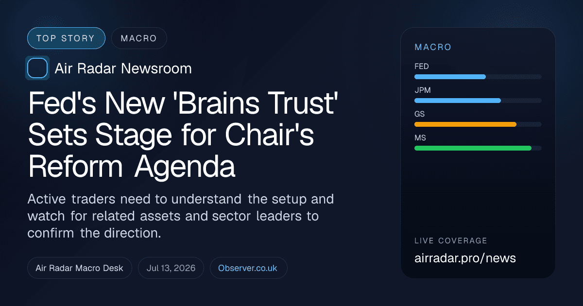 Fed's New 'Brains Trust' Sets Stage for Chair's Reform Agenda