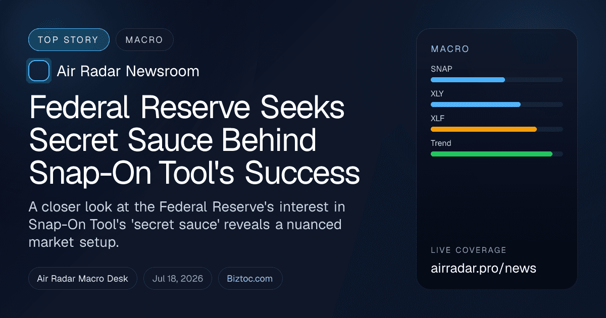 Federal Reserve Seeks Secret Sauce Behind Snap-On Tool's Success