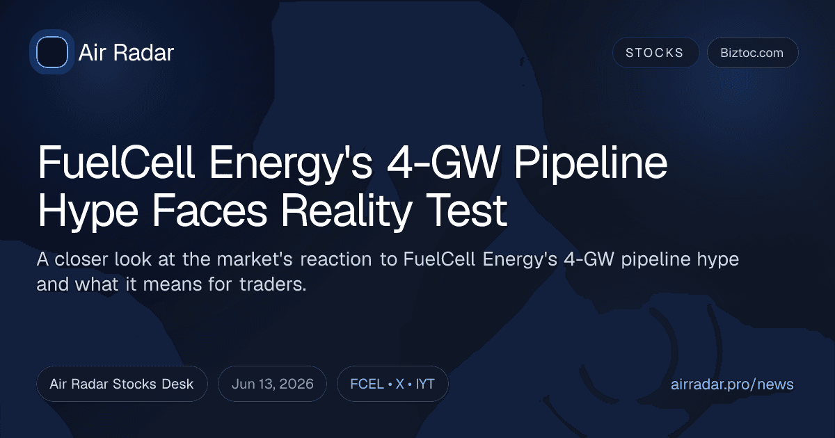 FuelCell Energy's 4-GW Pipeline Hype Faces Reality Test