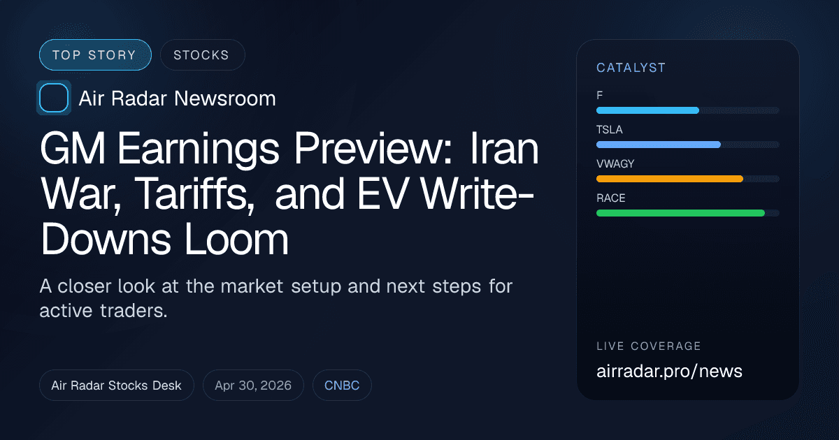 GM Earnings Preview: Iran War, Tariffs, and EV Write-Downs Loom