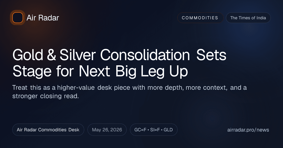 Gold & Silver Consolidation Sets Stage for Next Big Leg Up