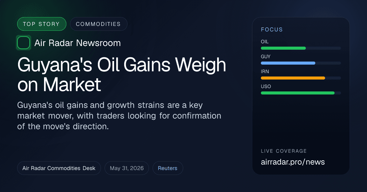 Guyana's Oil Gains Weigh on Market