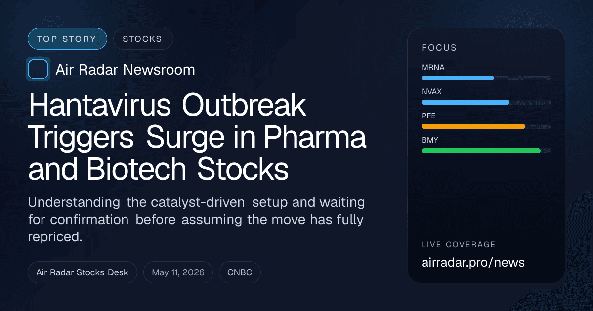 Hantavirus Outbreak Triggers Surge in Pharma and Biotech Stocks