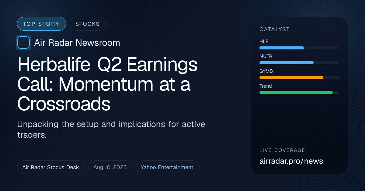 Herbalife Q2 Earnings Call: Momentum at a Crossroads