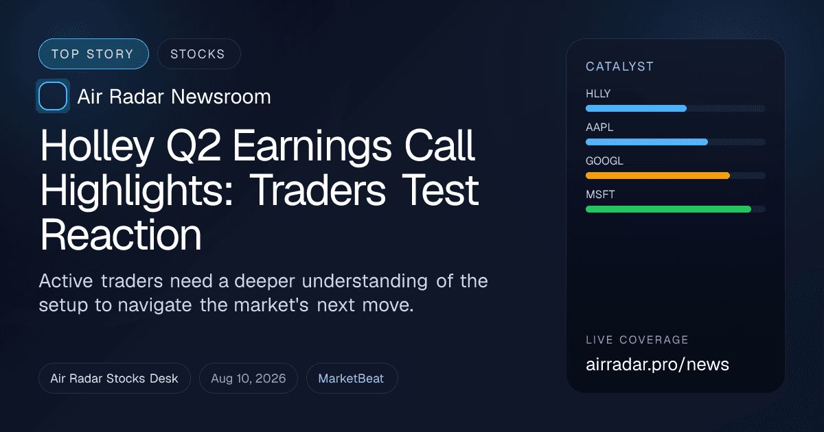 Holley Q2 Earnings Call Highlights: Traders Test Reaction