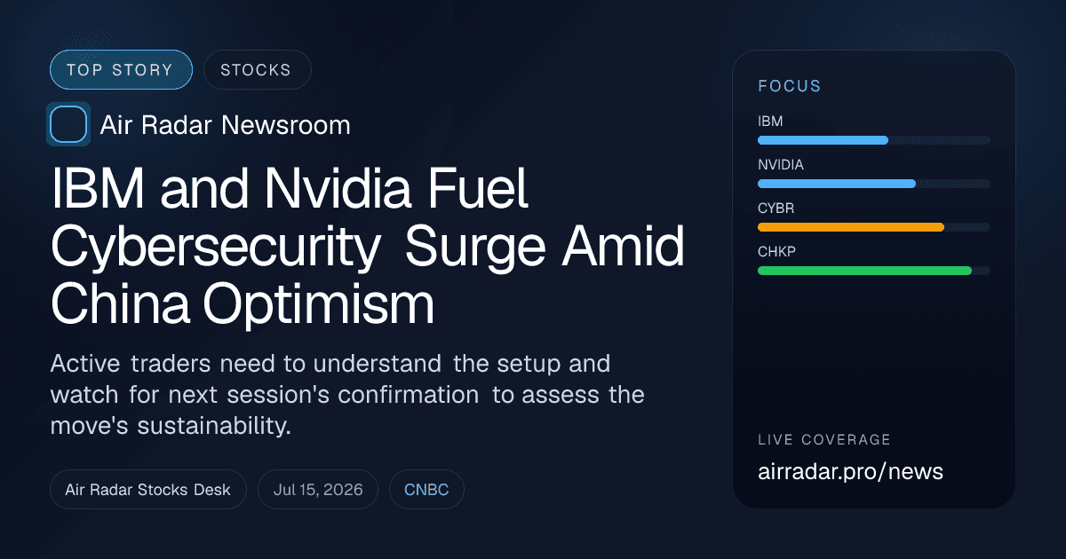 IBM and Nvidia Fuel Cybersecurity Surge Amid China Optimism