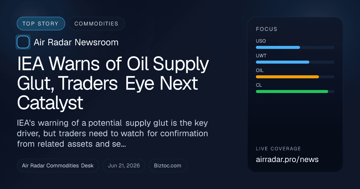 IEA Warns of Oil Supply Glut, Traders Eye Next Catalyst