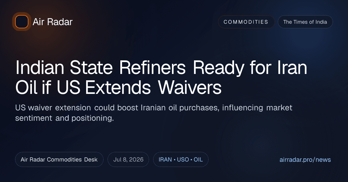 Indian State Refiners Ready for Iran Oil if US Extends Waivers