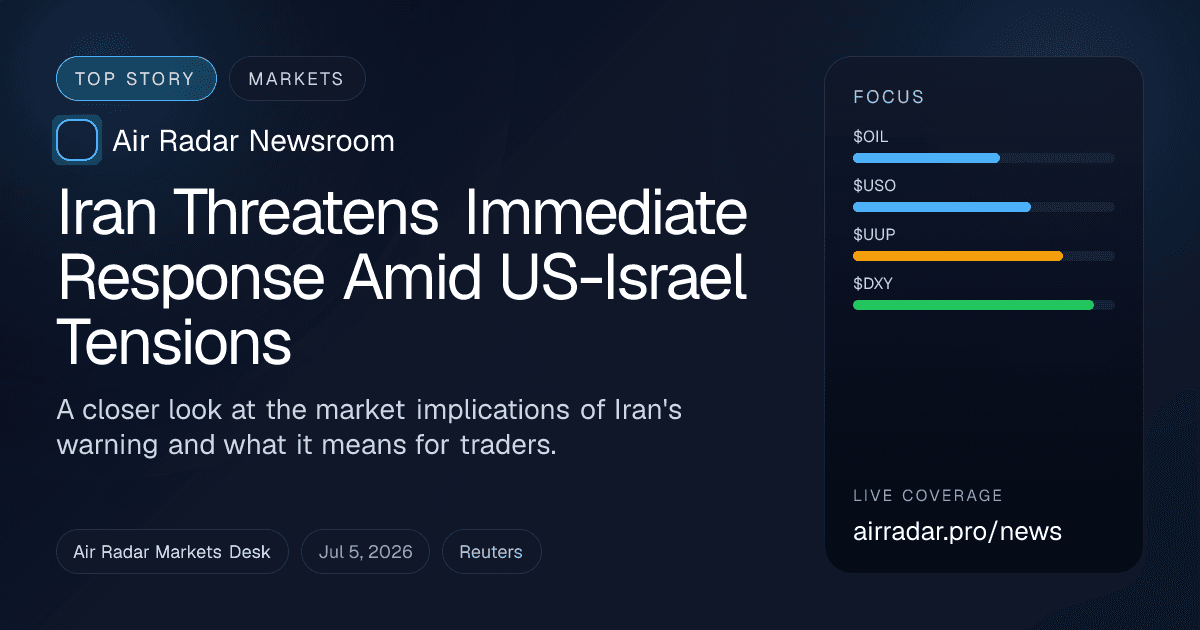Iran Threatens Immediate Response Amid US-Israel Tensions