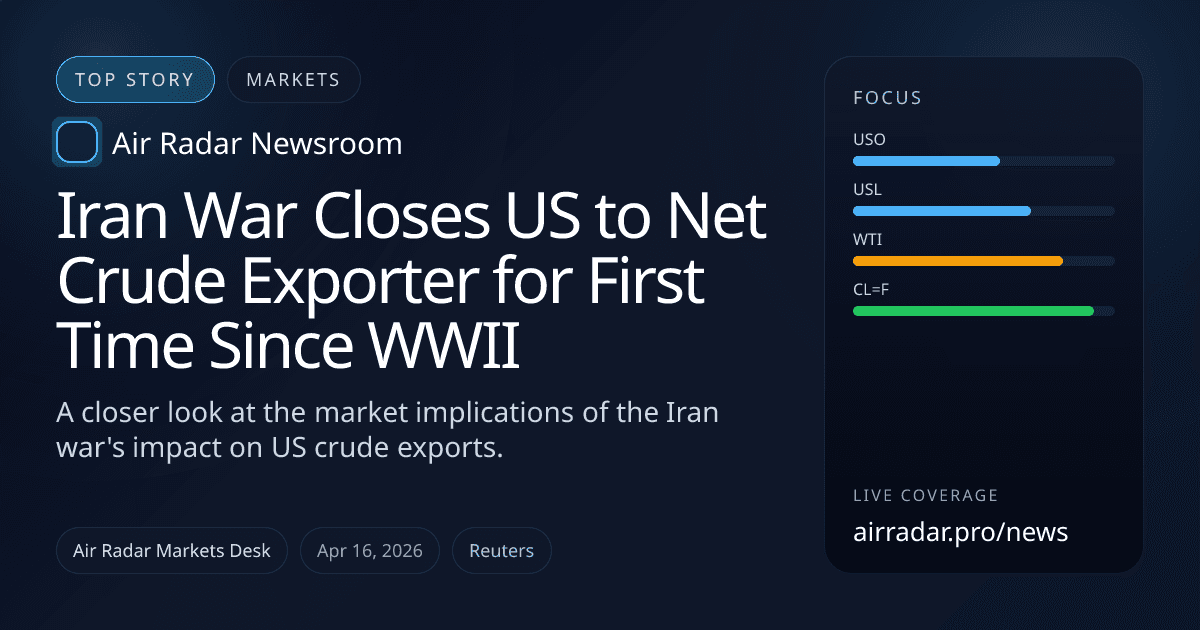Iran War Closes US to Net Crude Exporter for First Time Since WWII